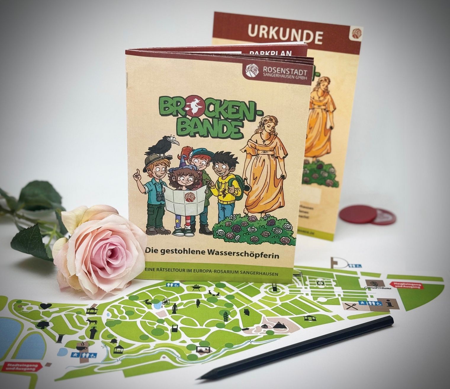 Brockenbande Rätseltour Rosarium Sangerhausen - Heft