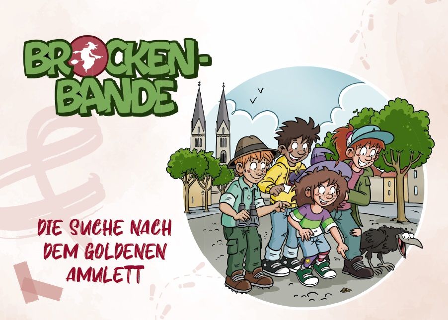 Brockenbande Rätselbogen Das goldene Amulett Halberstadt Titelseite